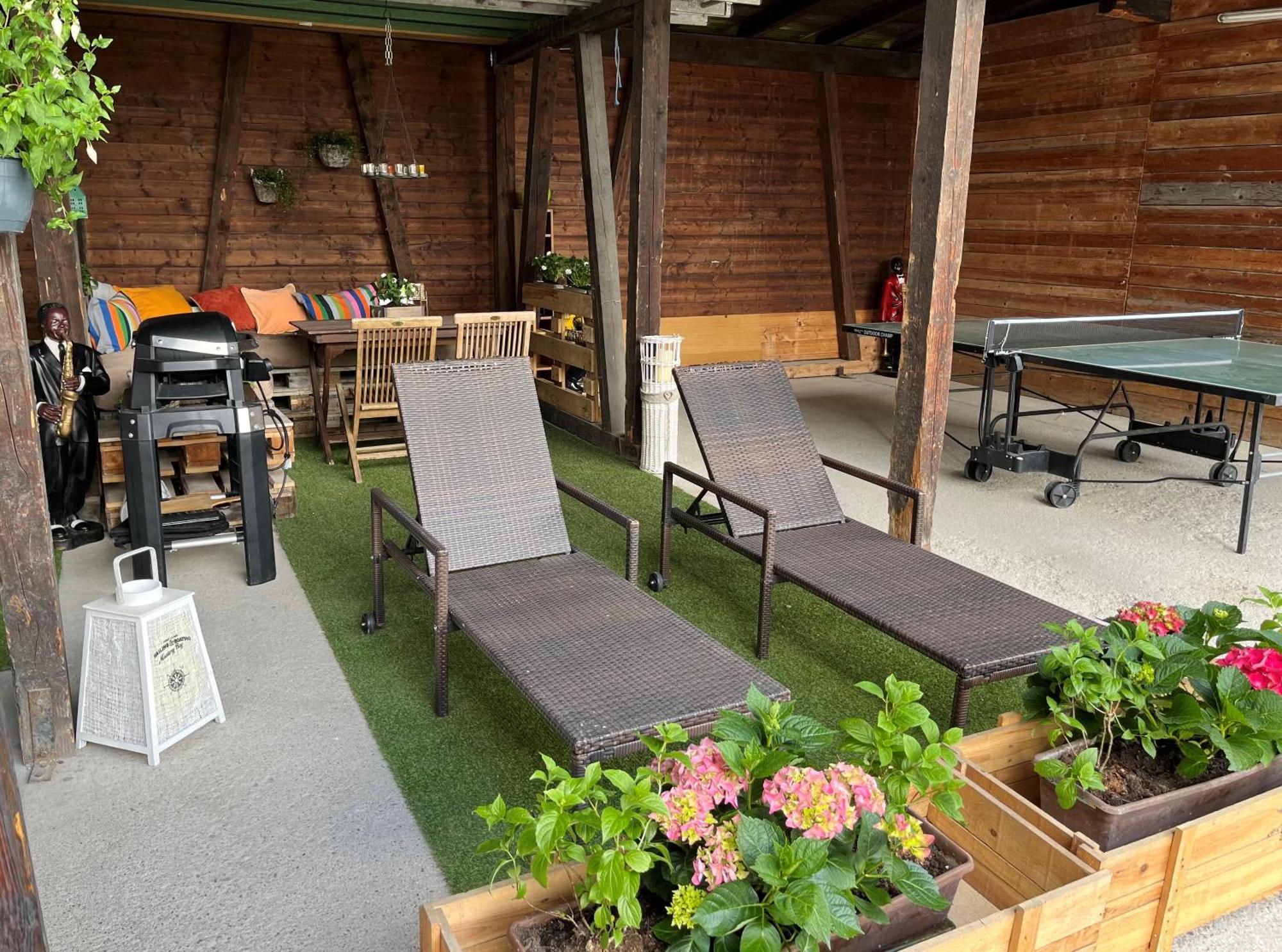 Barrierefreie Schoene Wohnung Im Eg Kossen Exterior photo